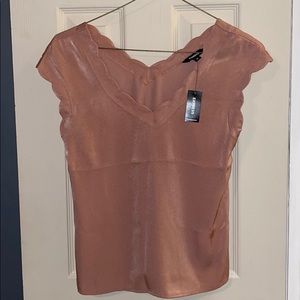 SOLD NWT Express Scalloped Top